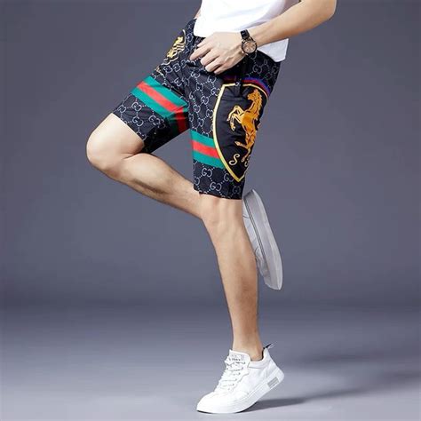 gucci shorts men|gucci denim shorts men.